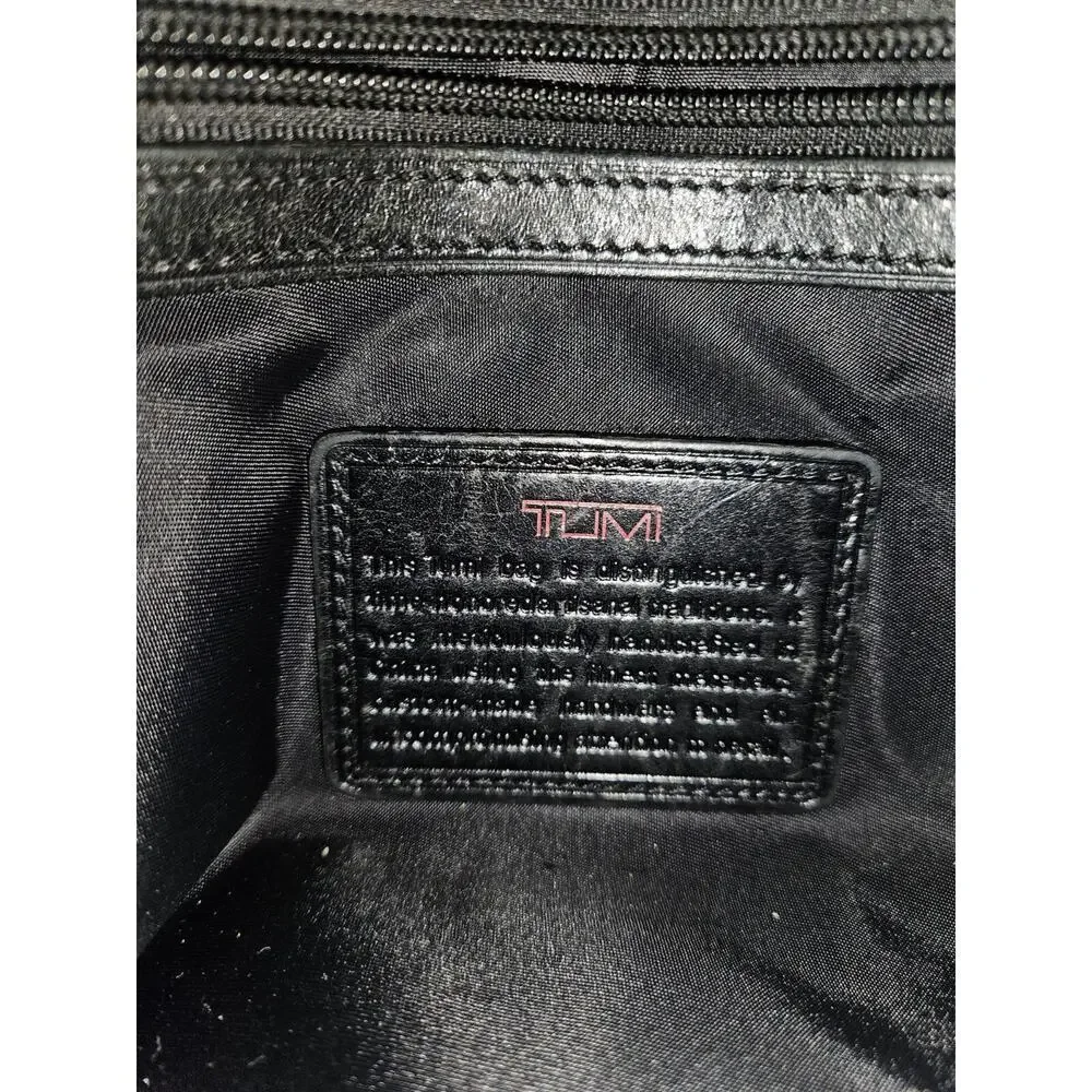 Tumi Townhouse Lonsdale Briefcase Weekender Leather/Ballistic Nylon 16x12x4